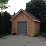 12x12 Gable shed oak creek